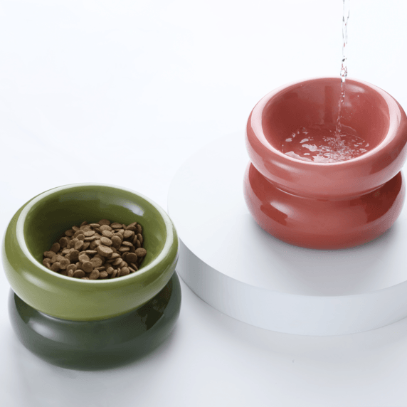 Soufflé Pet Bowl - Amber Orange - Rocky & Maggie's Pet Boutique and Salon