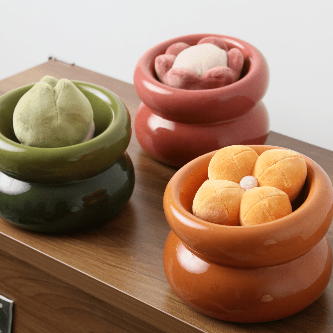 Soufflé Pet Bowl - Amber Orange - Rocky & Maggie's Pet Boutique and Salon