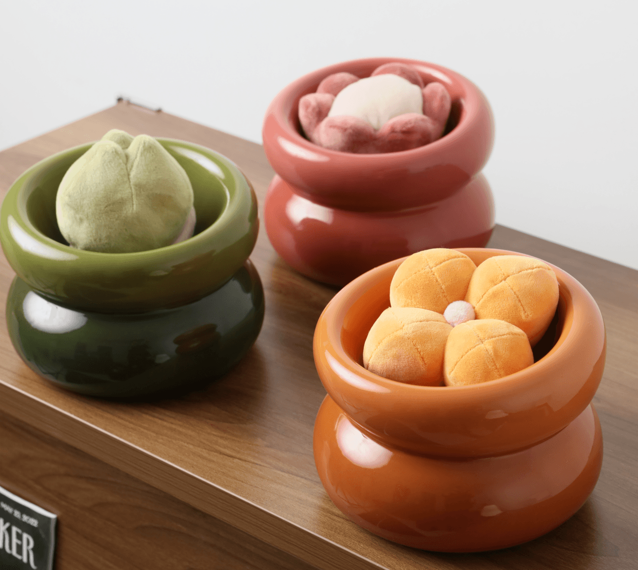 Soufflé Pet Bowl - Amber Orange - Rocky & Maggie's Pet Boutique and Salon