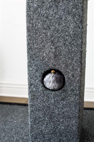 Natural Minimalist Cat Tree Cat Scratching Post with Natural Sisal Rope and Toys - Rocky & Maggie's Pet Boutique and Salon