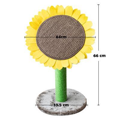 Cat Sunflower Tree Bed - Sisal Covered 2 in 1 Climbing Activity Tower - Rocky & Maggie's Pet Boutique and Salon