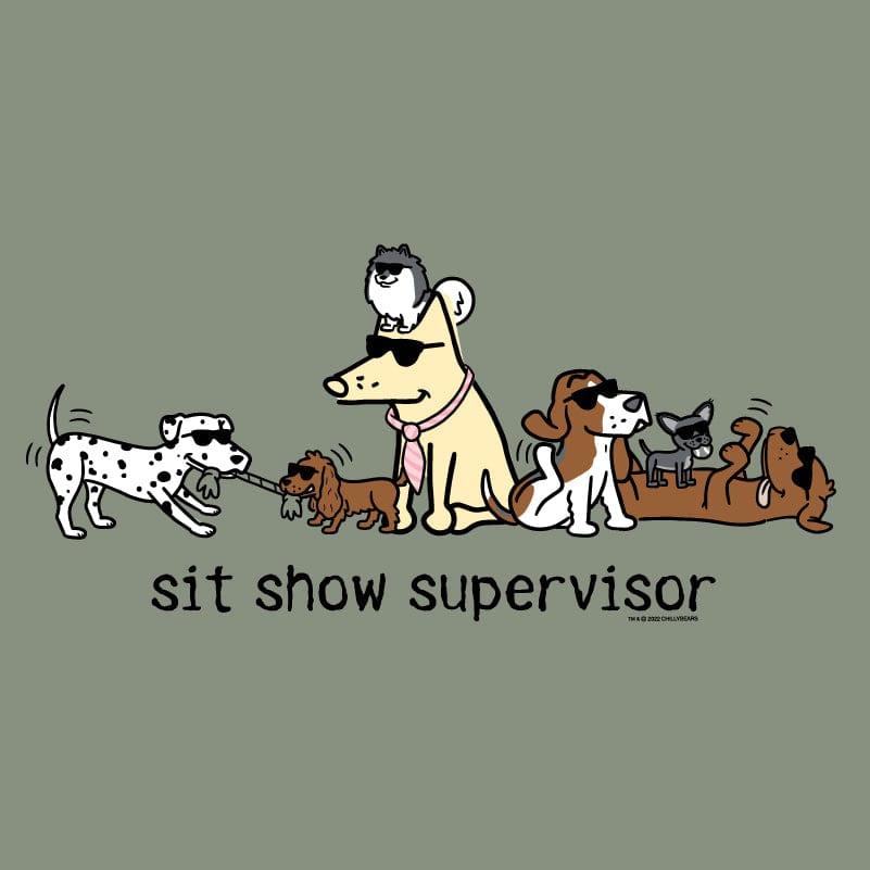 Sit Show Supervisor - Classic Tee - Rocky & Maggie's Pet Boutique and Salon