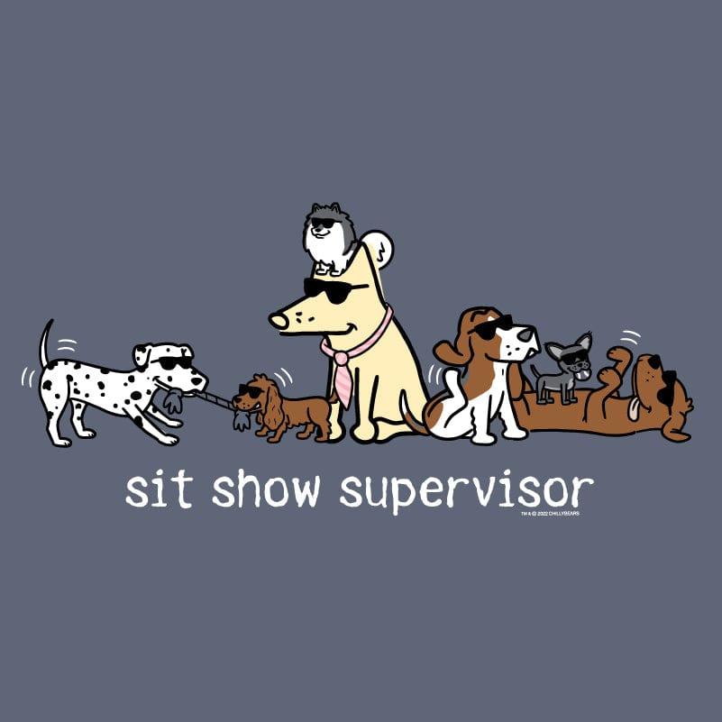 Sit Show Supervisor - Classic Long-Sleeve T-Shirt - Rocky & Maggie's Pet Boutique and Salon