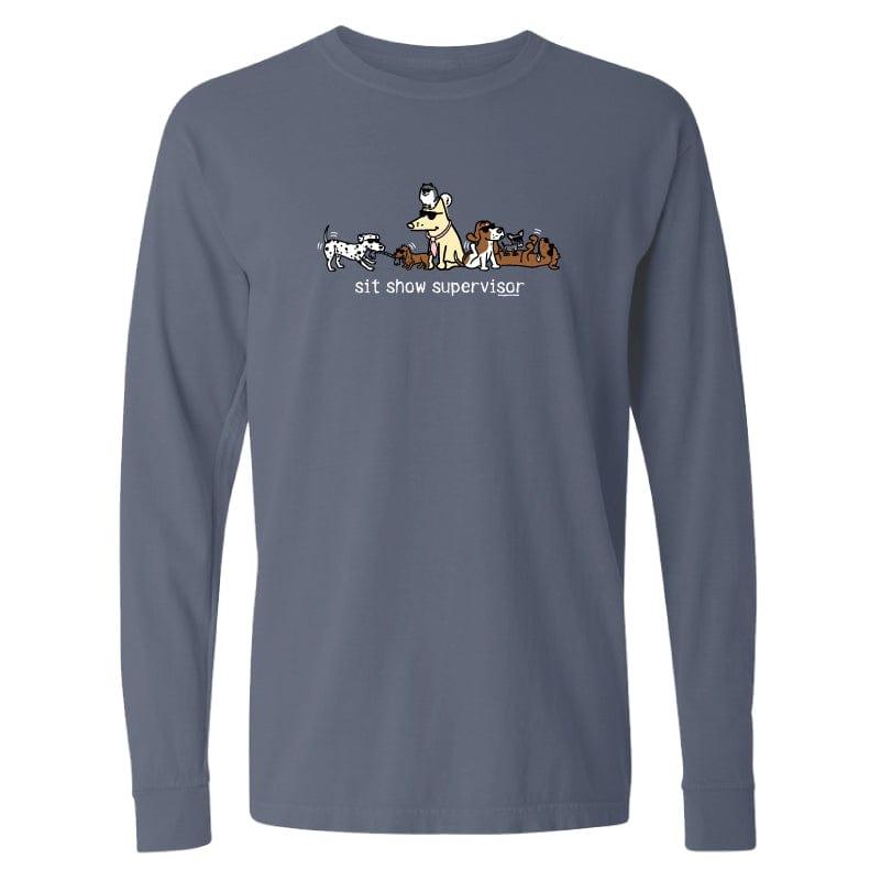 Sit Show Supervisor - Classic Long-Sleeve T-Shirt - Rocky & Maggie's Pet Boutique and Salon
