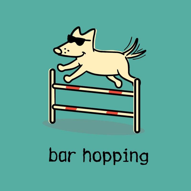 Bar Hopping - Ladies T-Shirt V-Neck - Rocky & Maggie's Pet Boutique and Salon