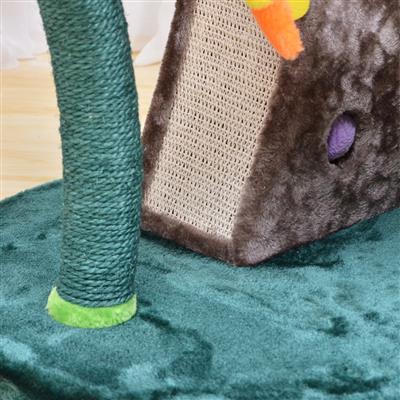 Wonderland Cat Tree with Garden Inspired Condo and Perches - Rocky & Maggie's Pet Boutique and Salon