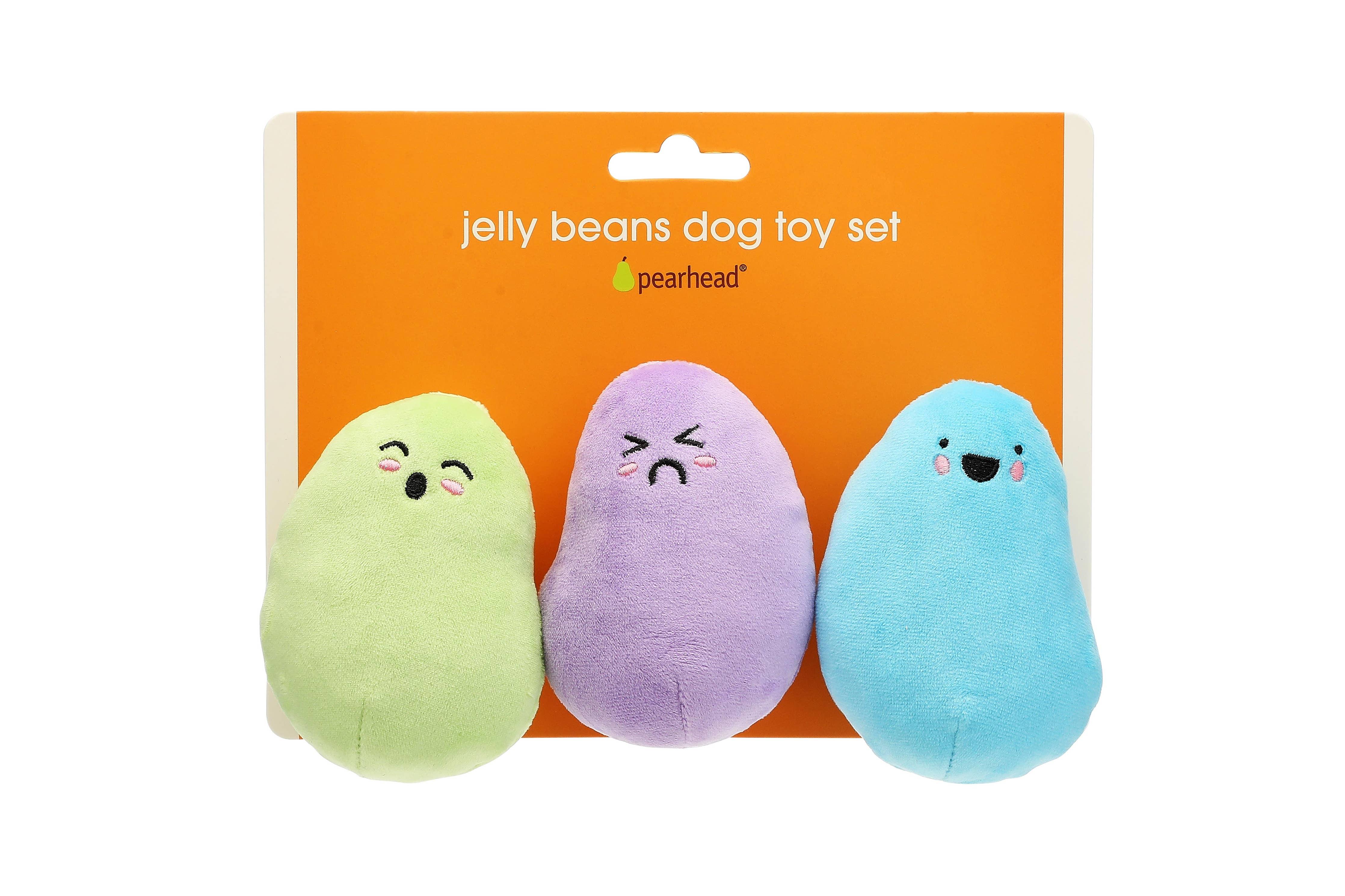 Easter Jelly Beans Dog Toys, Set of 3 - Rocky & Maggie's Pet Boutique and Salon