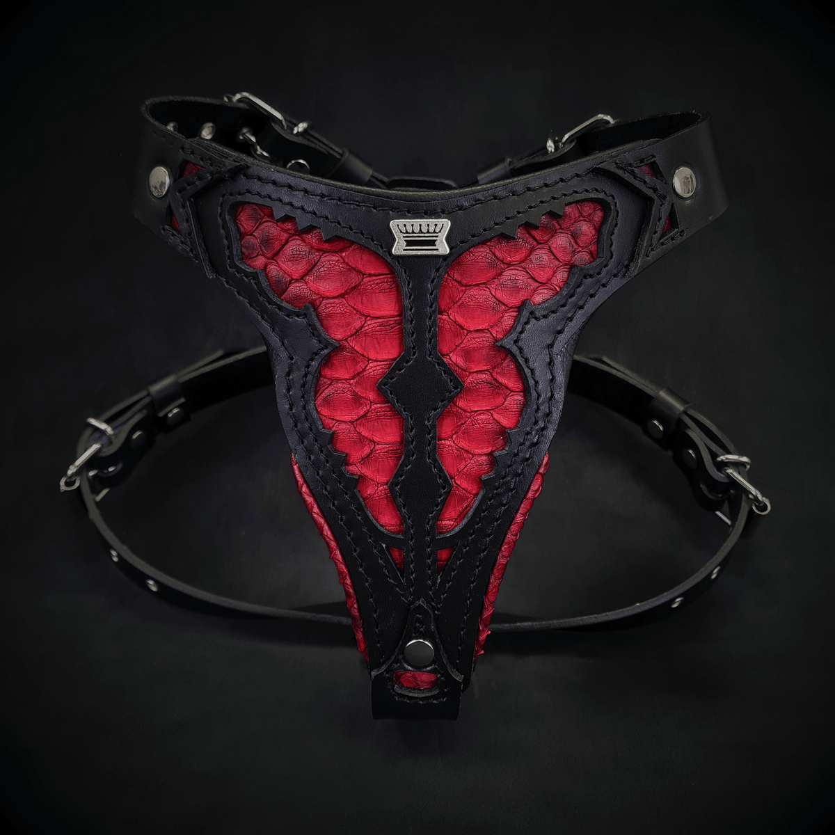 Bestia Dog Gear The 'Red Dragon' Harness Medium Size