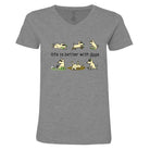 Life Is Better With Dogs - Ladies T-Shirt V-Neck - Rocky & Maggie's Pet Boutique and Salon