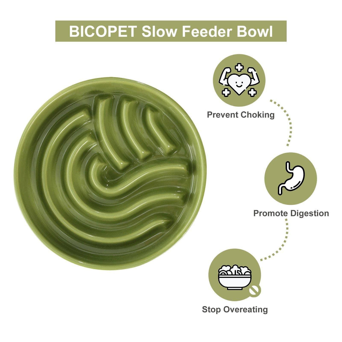 PEHOM Spark Slow Feeder Dog Bowl - view 10