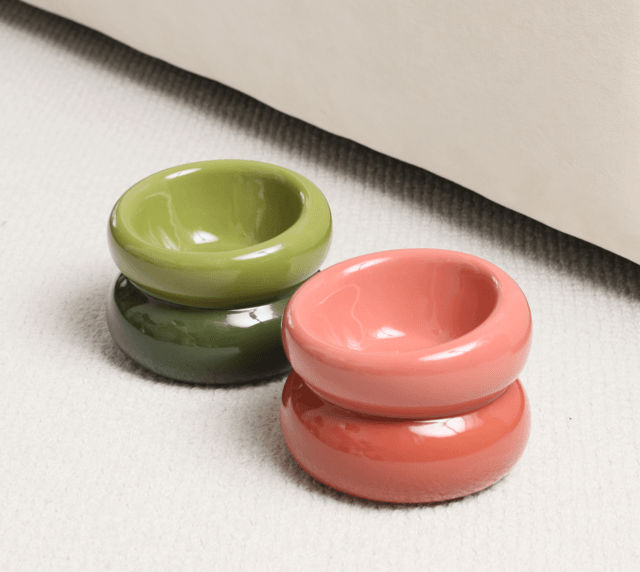 Soufflé Pet Bowl - Rose Pink - Rocky & Maggie's Pet Boutique and Salon