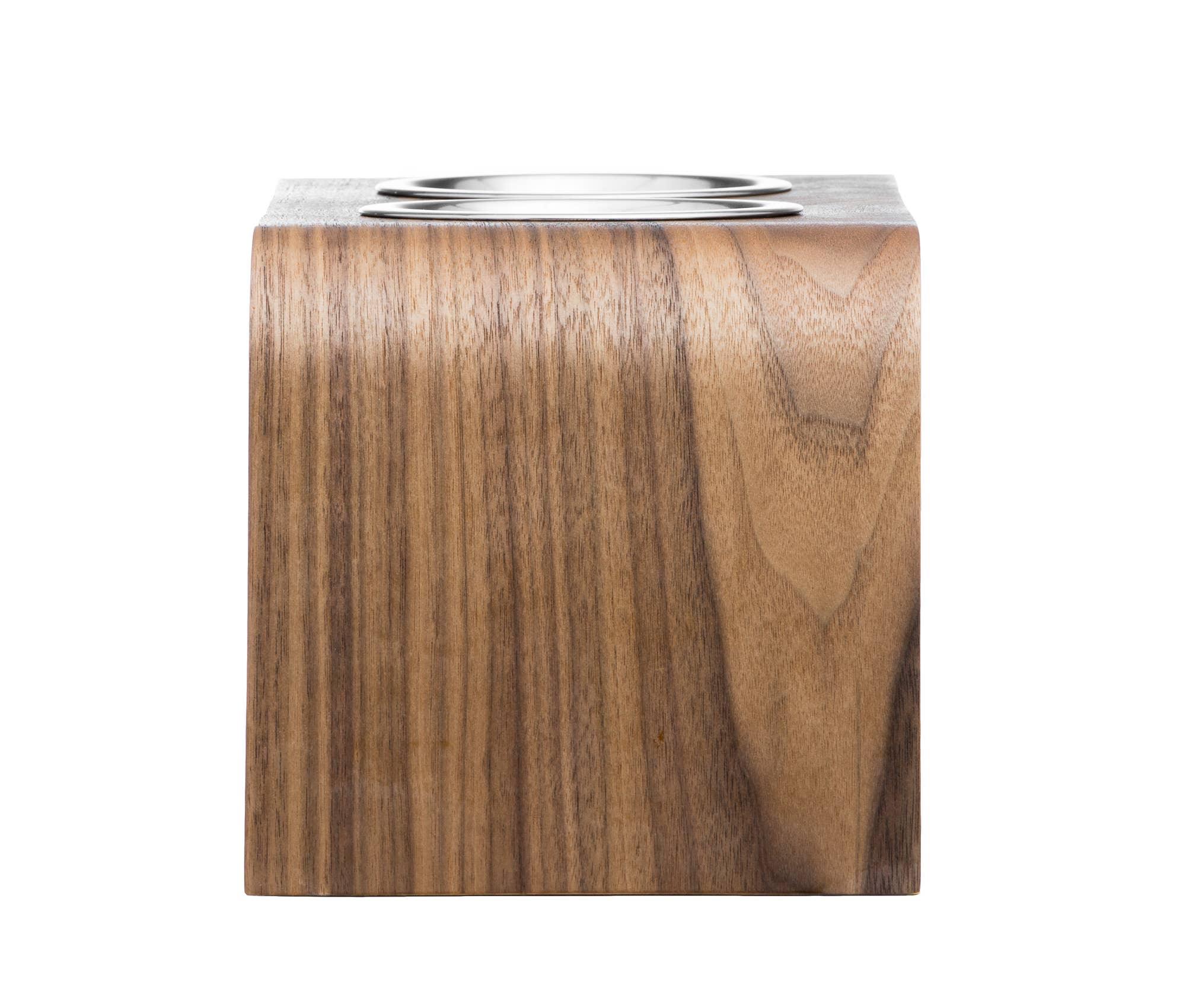 Wooden Elevated Stand for cats and dogs: Ash tree / 44x17x10 cm - Rocky & Maggie's Pet Boutique and Salon