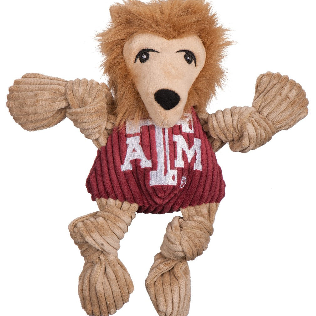 HuggleHounds NCAA Texas A&M University Reveille Knottie Plush Dog Toy - view 3