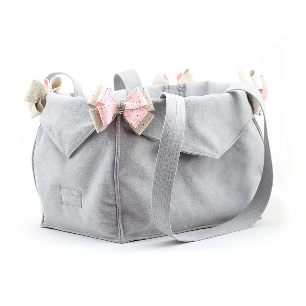 Silver Stardust Puppy Pink & Doe Double Nouveau Luxury Carrier