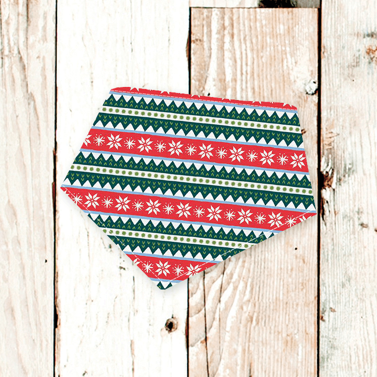 Holiday Sweater Dog Bandana - Rocky & Maggie's Pet Boutique and Salon