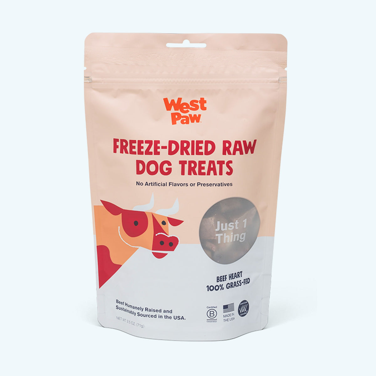 West Paw Beef Heart Freeze-Dried Organ Meat Treats
