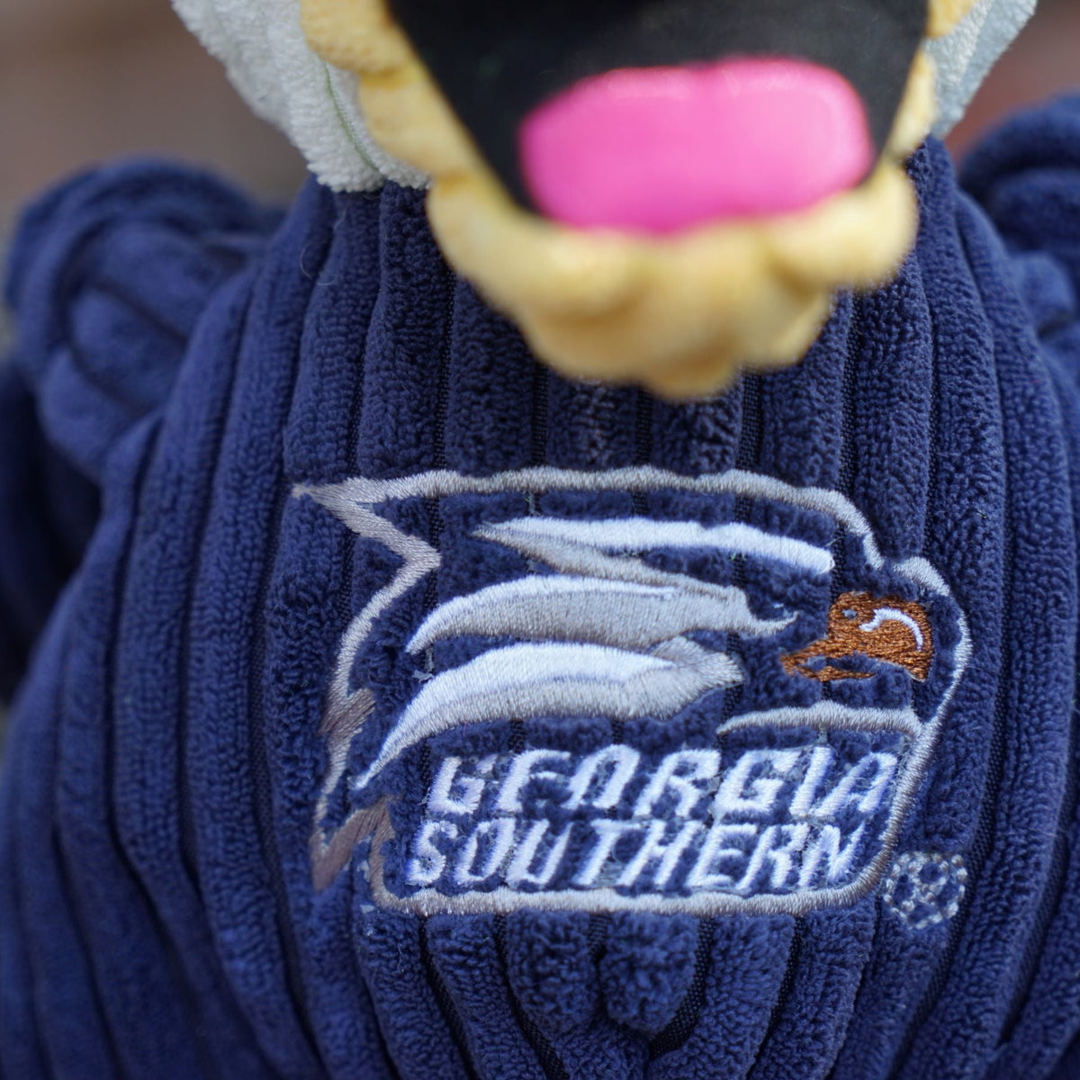 HuggleHounds NCAA Georgia Southern University Gus the Eagle Knottie Plush Toy - view 6