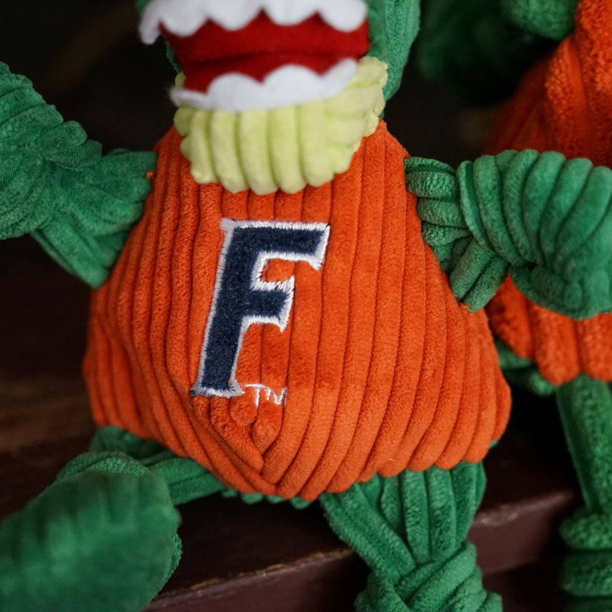 HuggleHounds NCAA University of Florida Albert Gator Knottie Plush Dog Toy - view 6