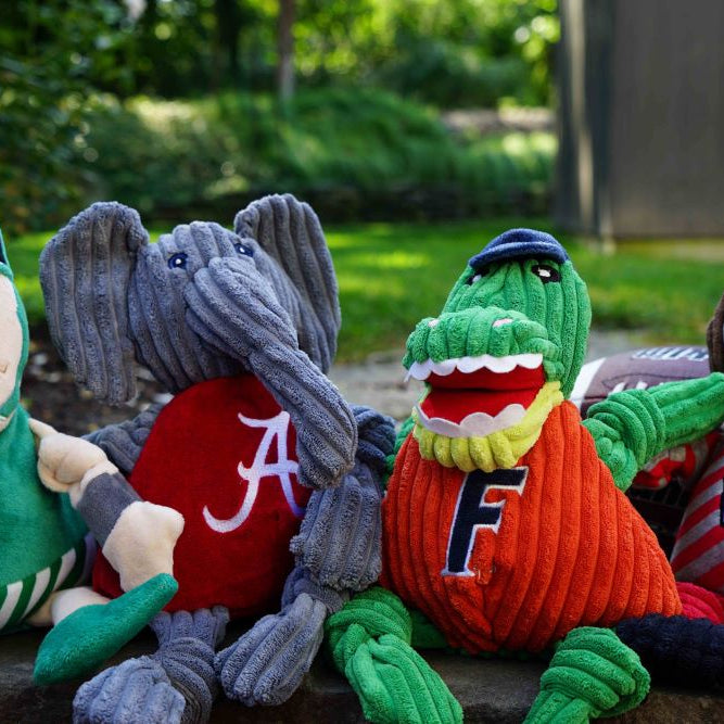 HuggleHounds NCAA University of Florida Albert Gator Knottie Plush Dog Toy - view 7