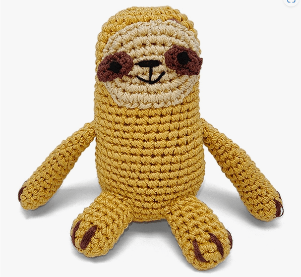 Knit Toy - Sloth - Rocky & Maggie's Pet Boutique and Salon