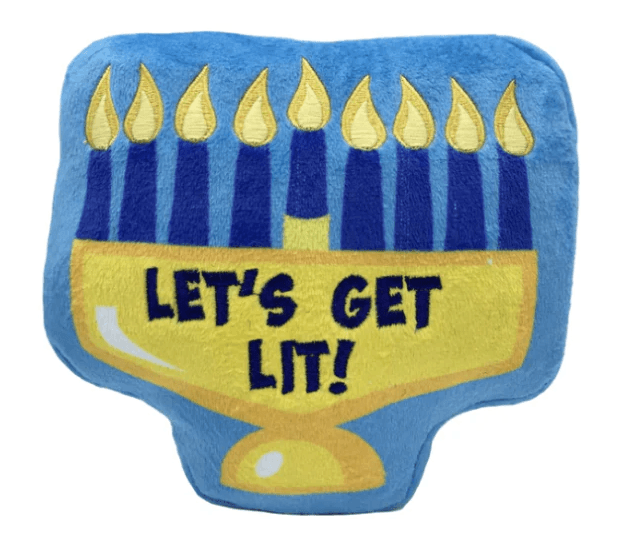 Lulubelles Power Plush Let's Get Lit Menorah - Rocky & Maggie's Pet Boutique and Salon