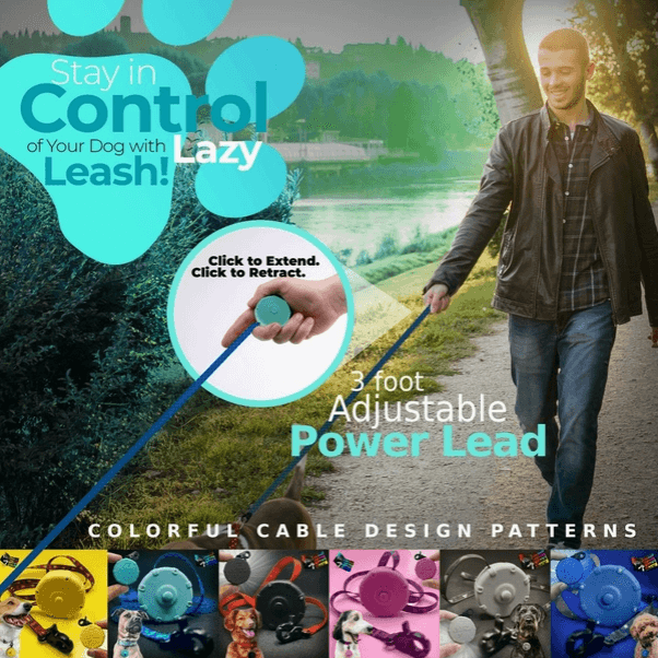 Lazy Leash! ⚡️ Mini Power Leash! - Rocky & Maggie's Pet Boutique and Salon