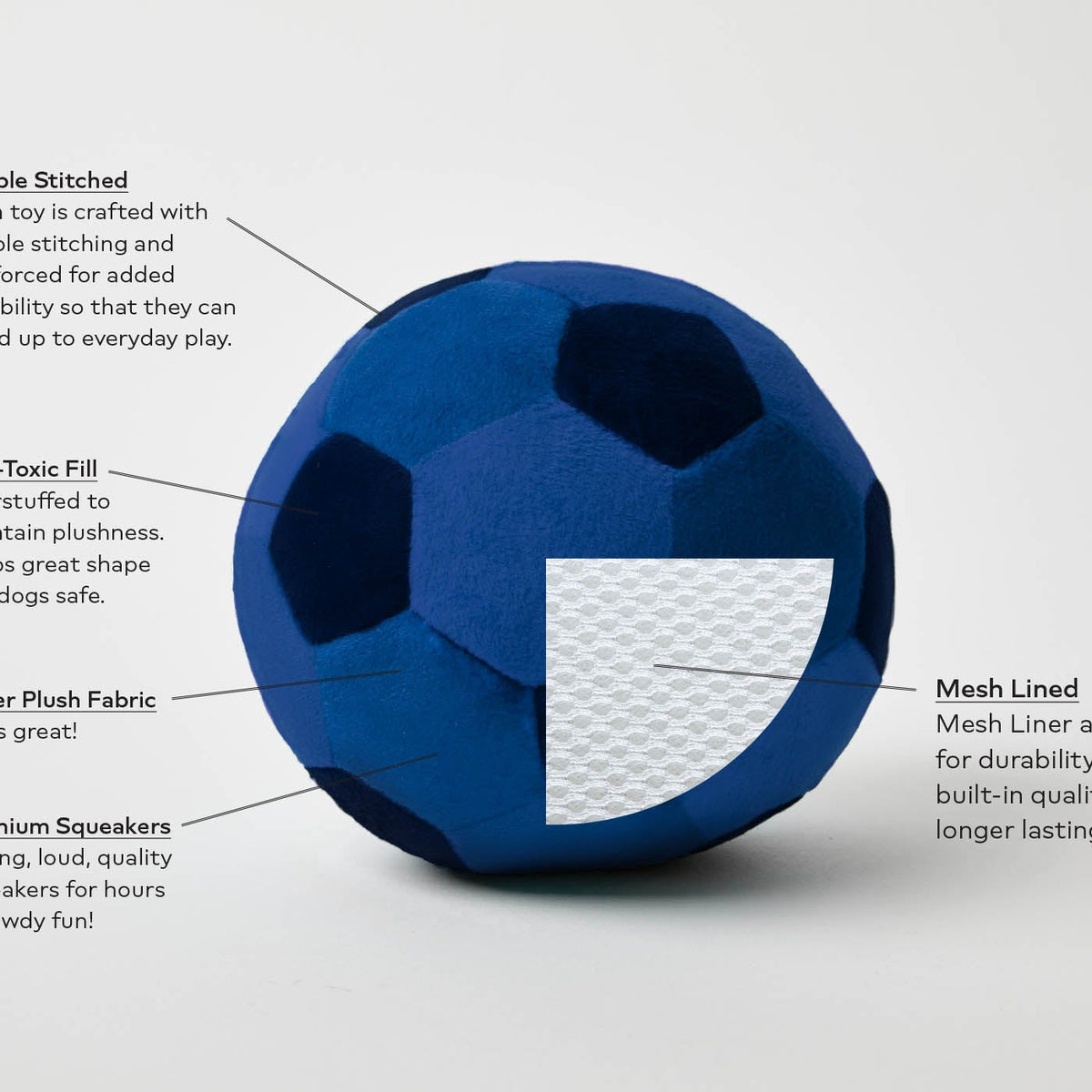 Jax & Bones Soccer Ball Plush Toy - view 3