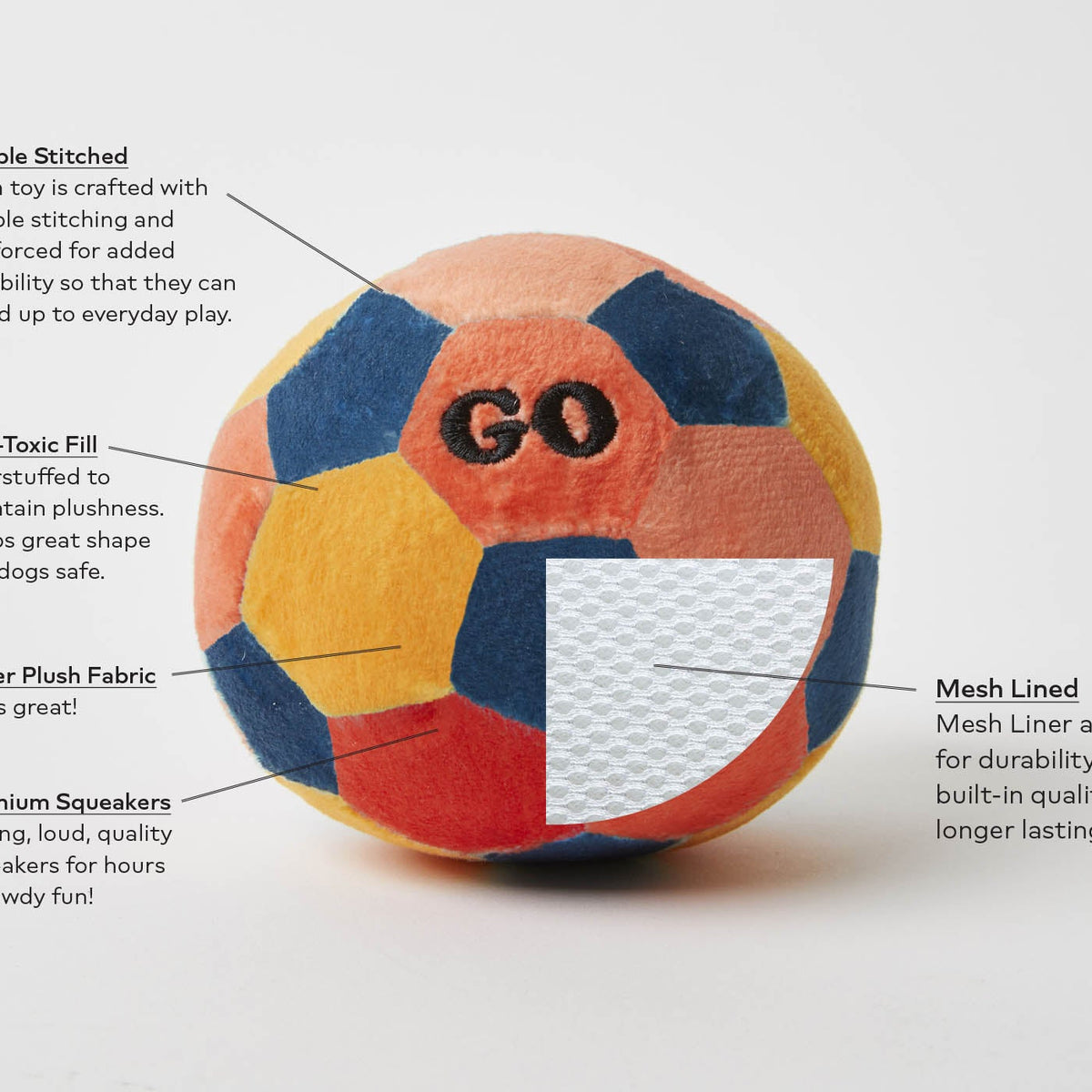 Jax & Bones Soccer Ball Plush Toy - view 5