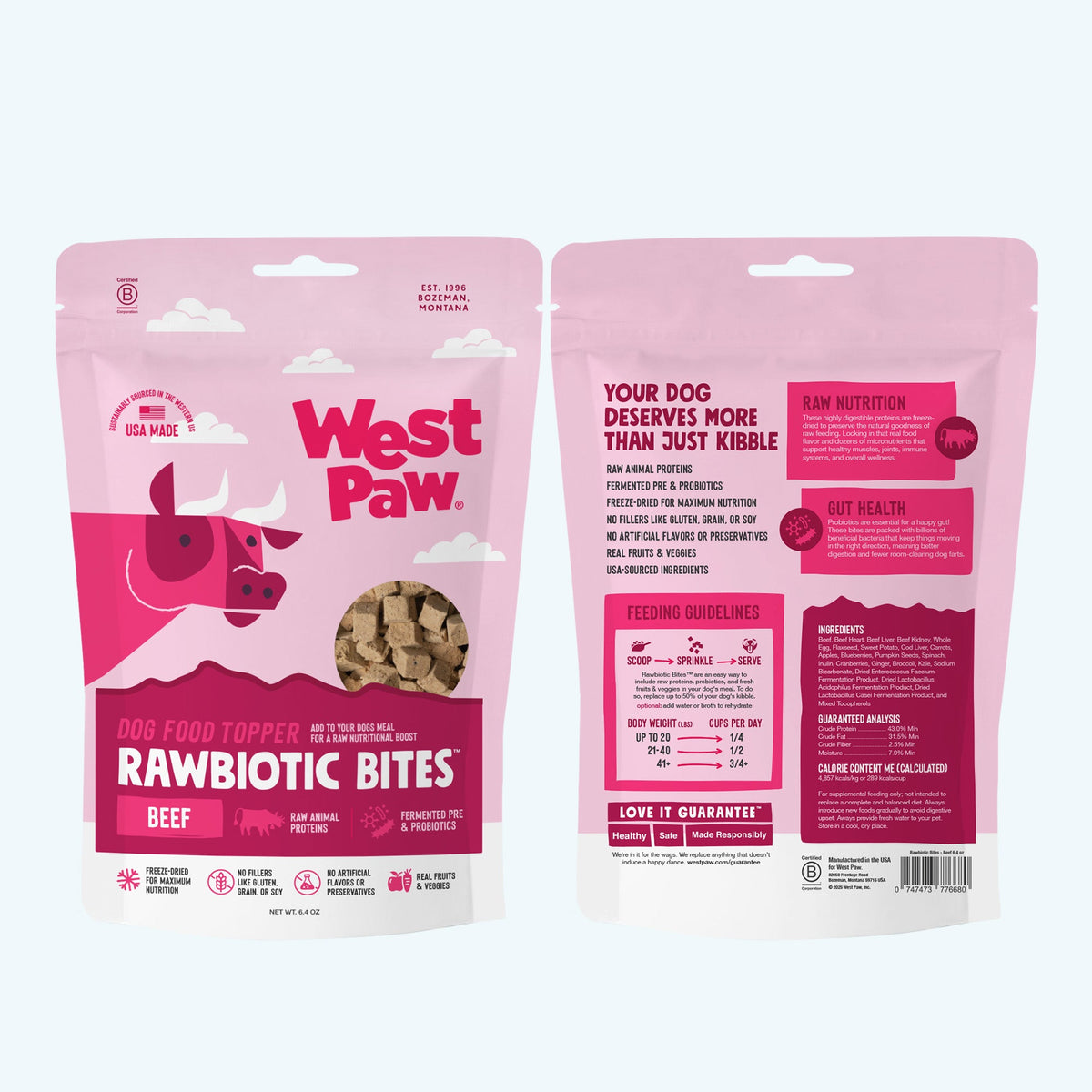 West Paw Beef Dog Food Topper - view 2