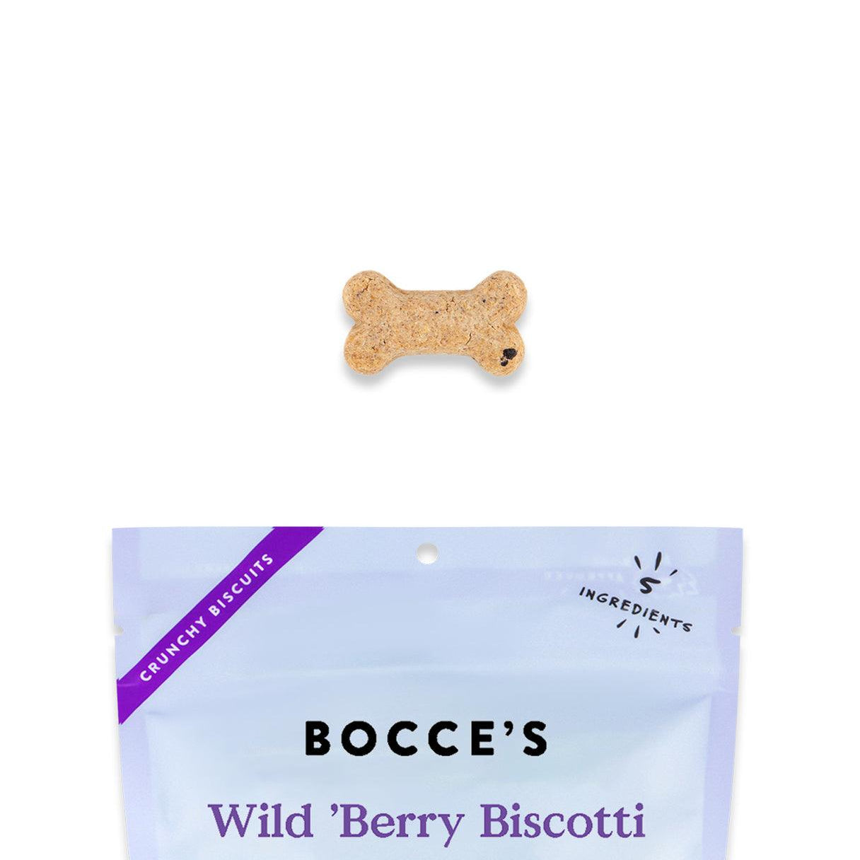 Bocce's Wild 'Berry Biscotti Dog Biscuits, 5oz - Rocky & Maggie's Pet Boutique and Salon