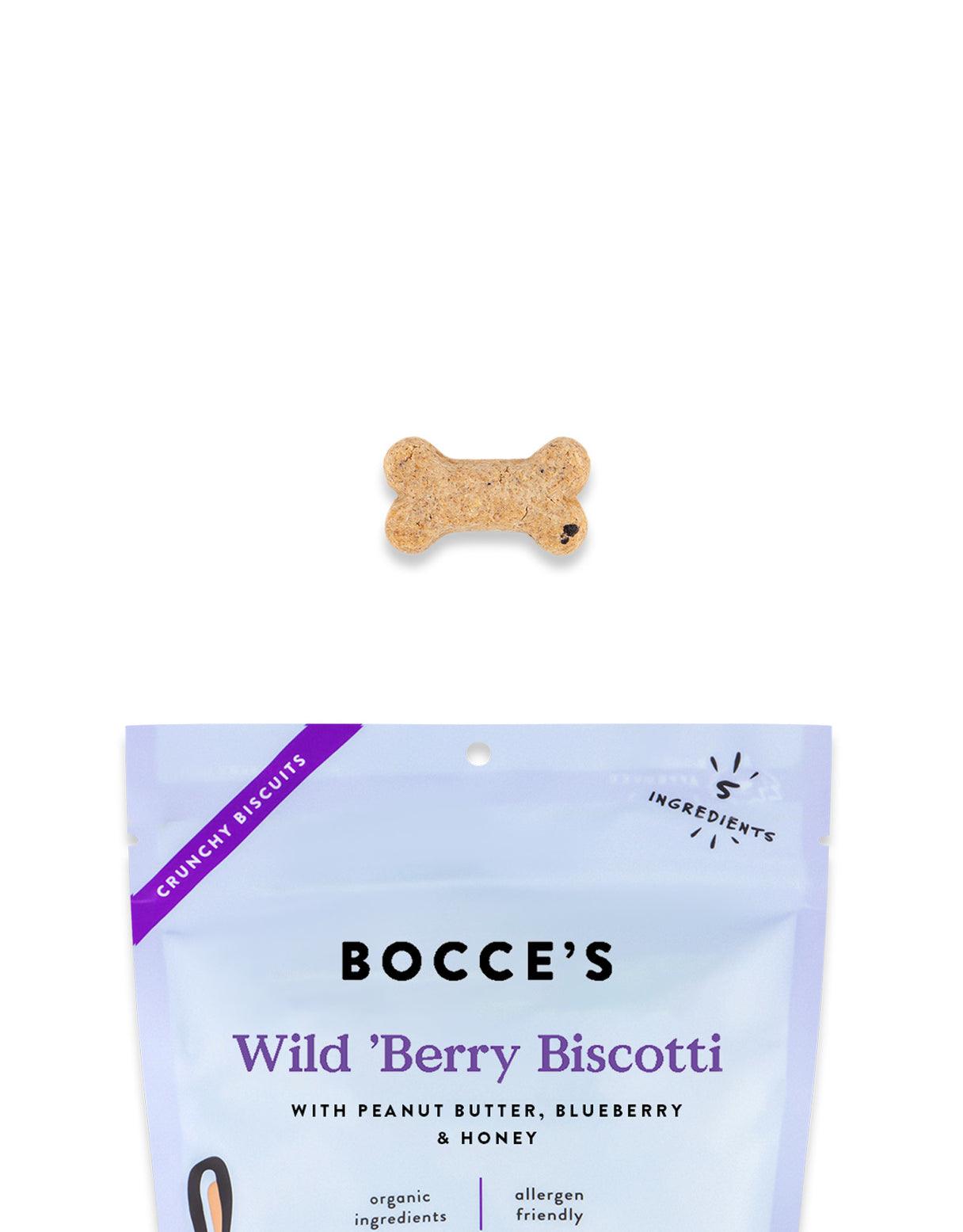 Bocce's Wild 'Berry Biscotti Dog Biscuits, 5oz - Rocky & Maggie's Pet Boutique and Salon