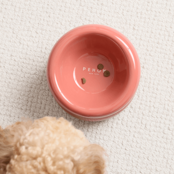 Soufflé Pet Bowl - Rose Pink - Rocky & Maggie's Pet Boutique and Salon