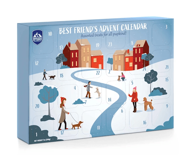 Himalayan Dog Chew Holiday Advent Calendar Dog Treats, 7 oz. Rocky