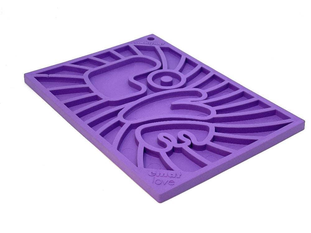 Groovy Love Design eMat Enrichment Lick Mat - Small Purple - Rocky & Maggie's Pet Boutique and Salon