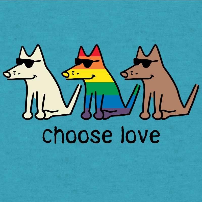 Choose Love - Lightweight Tee - Rocky & Maggie's Pet Boutique and Salon