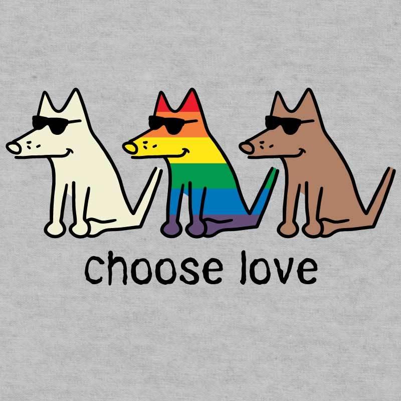 Choose Love - Lightweight Tee - Rocky & Maggie's Pet Boutique and Salon