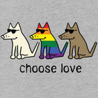 Choose Love - Ladies T-Shirt V-Neck - Rocky & Maggie's Pet Boutique and Salon