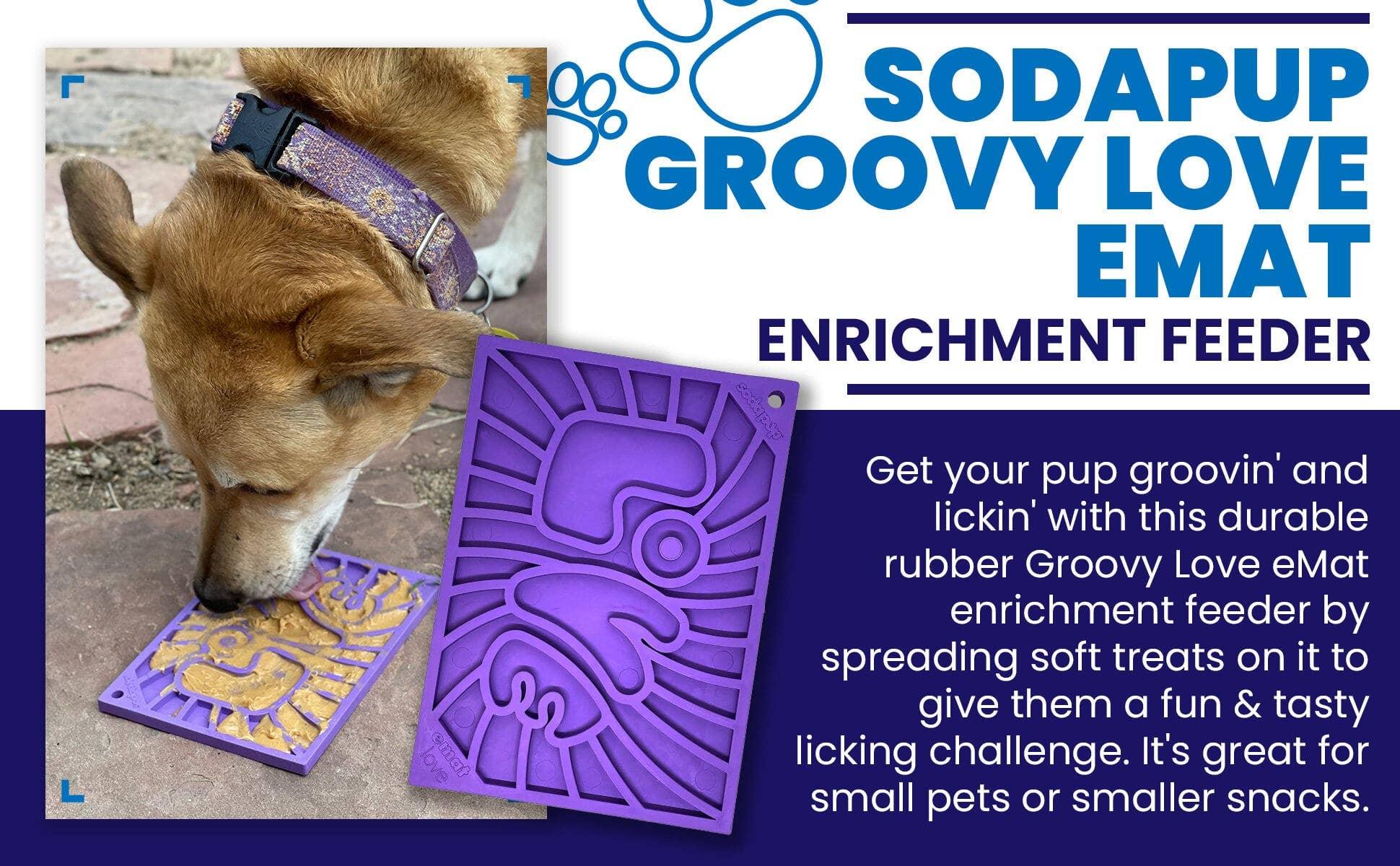 Groovy Love Design eMat Enrichment Lick Mat - Small Purple - Rocky & Maggie's Pet Boutique and Salon