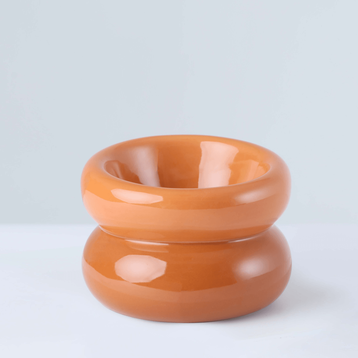 Soufflé Pet Bowl - Amber Orange - Rocky & Maggie's Pet Boutique and Salon