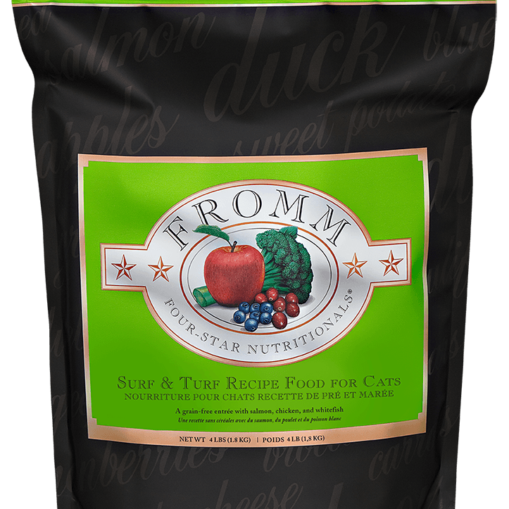 Fromm Four Star Grain-Free Surf & Turf Recipe Dry Cat Food - Rocky & Maggie's Pet Boutique and Salon