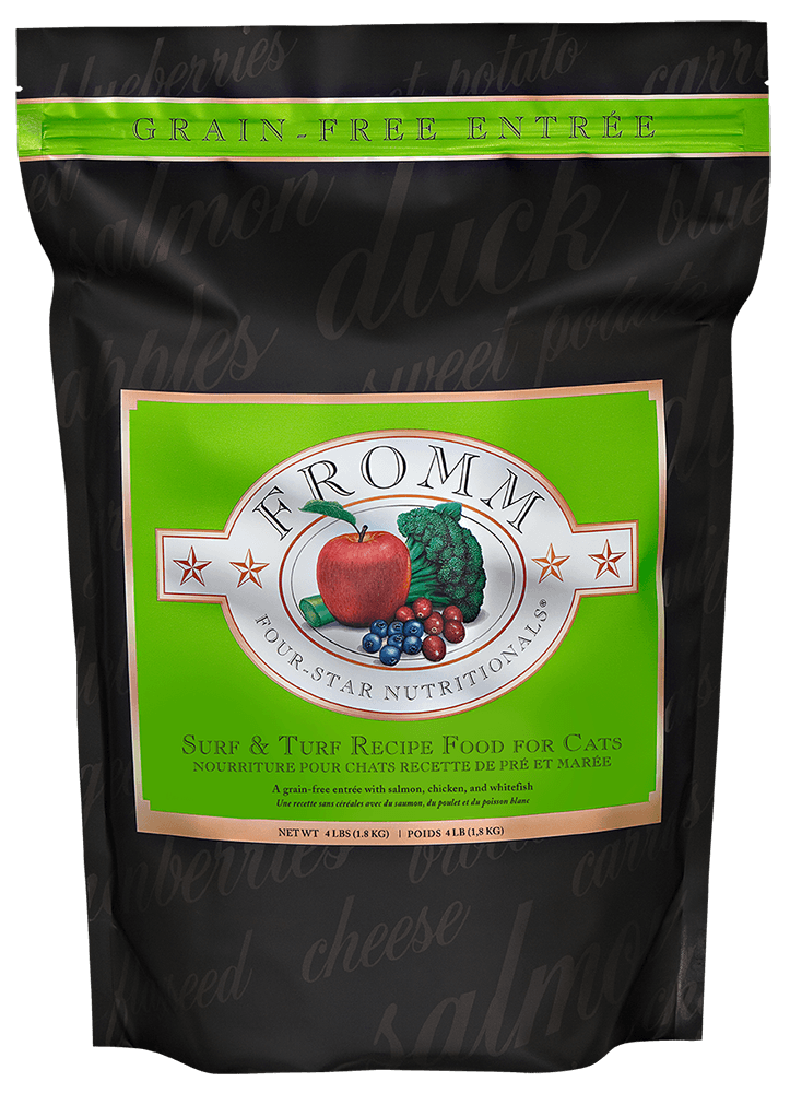 Fromm Four Star Grain-Free Surf & Turf Recipe Dry Cat Food - Rocky & Maggie's Pet Boutique and Salon
