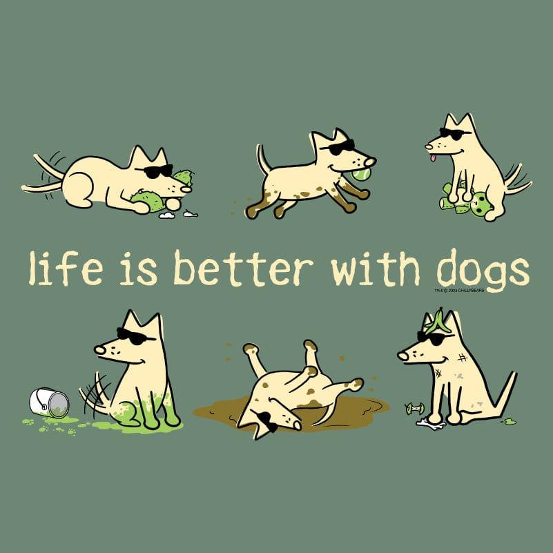 Life Is Better With Dogs - Classic Tee - Rocky & Maggie's Pet Boutique and Salon
