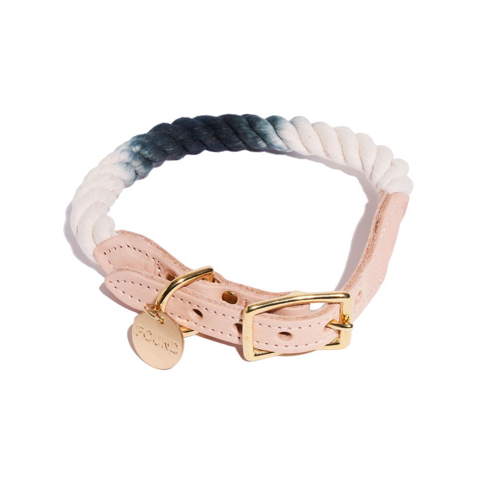 Canter Rope Dog Collar Brown Green main image 0