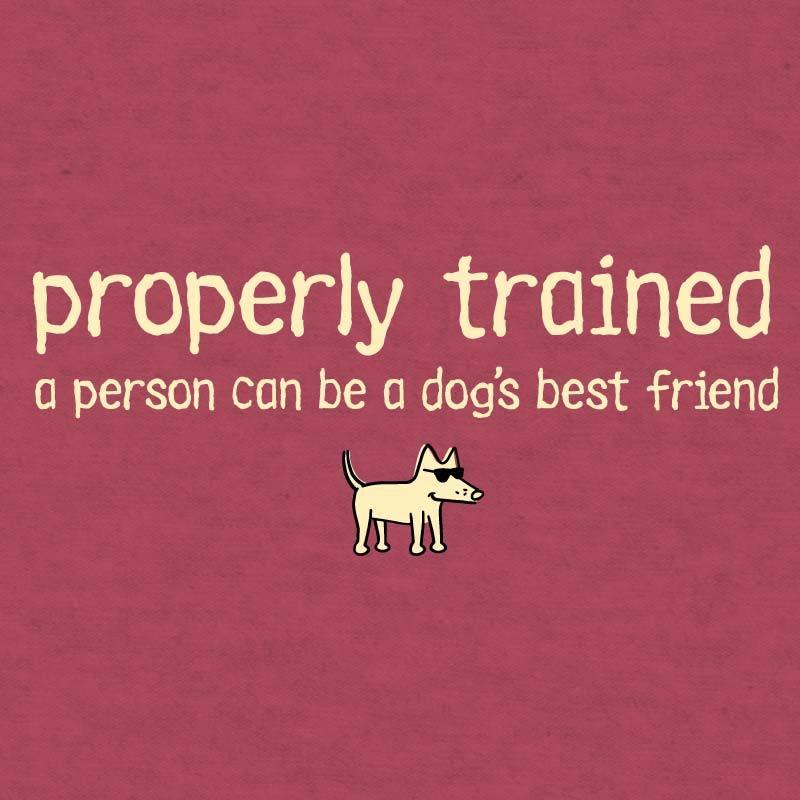 Properly Trained - Lightweight Tee - Rocky & Maggie's Pet Boutique and Salon