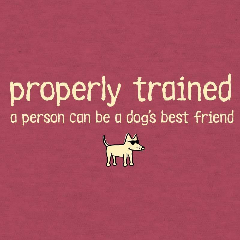 Properly Trained - Lightweight Tee - Rocky & Maggie's Pet Boutique and Salon