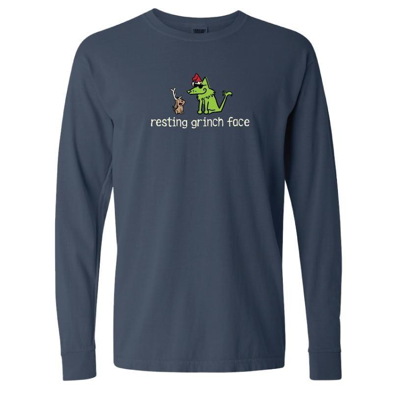 Resting Grinch Face - Classic Long-Sleeve T-Shirt - Rocky & Maggie's Pet Boutique and Salon
