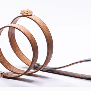 Strapets Signature Leash - Brown Leather - Rocky & Maggie's Pet Boutique and Salon