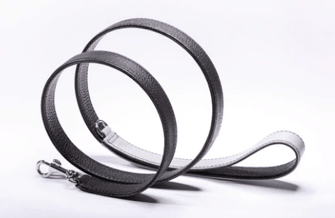 Strapets Signature Leash - Black Leather - Rocky & Maggie's Pet Boutique and Salon