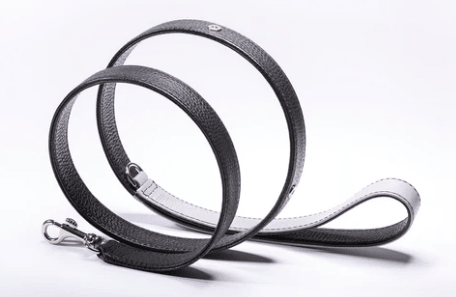 Strapets Signature Leash - Black Leather - Rocky & Maggie's Pet Boutique and Salon