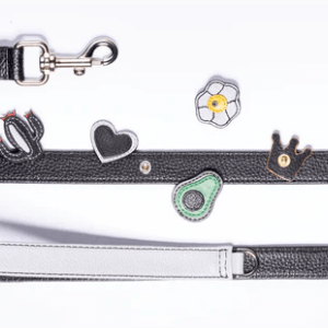 Strapets Signature Leash - Black Leather - Rocky & Maggie's Pet Boutique and Salon